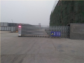 熱烈慶賀中鐵二十三局采用華捷盛智能電動伸縮門