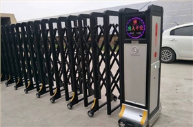 慶賀中廣核新能源光伏電站采用華捷盛智能伸縮門