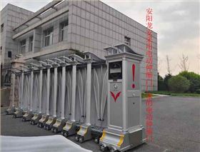 安陽龍安采用電動伸縮門廠家的電動伸縮門