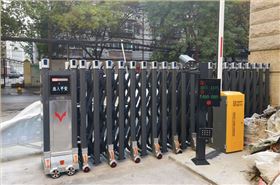 華捷盛電動伸縮門、車牌識別道閘應(yīng)用于中財大廈