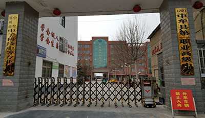 中牟縣第一職業高級中學采用華捷盛智能電動伸縮門