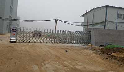 河南萬方藥業采用華捷盛智能電動伸縮門
