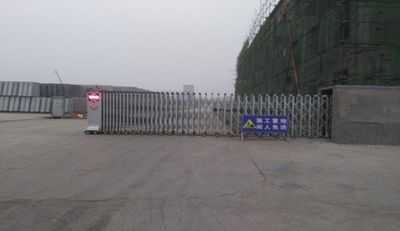 中鐵二十三局采用華捷盛智能電動伸縮門