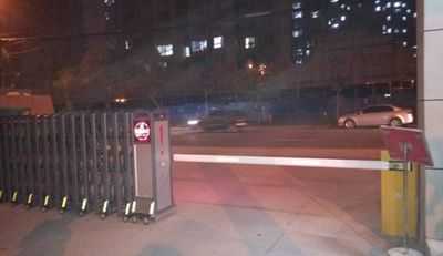 合歡路明電舍采用華捷盛智能伸縮門
