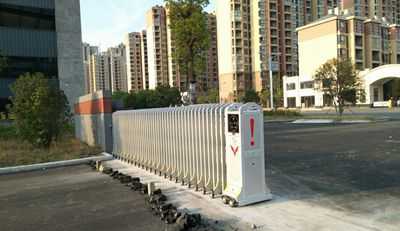 熱烈慶賀漯河市樂天通信采用華捷盛智能伸縮門