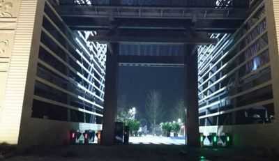 我們以實力贏得鄭州園博園C區(qū)門禁及電動伸縮門項目