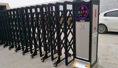 慶賀中廣核新能源光伏電站采用華捷盛智能伸縮門