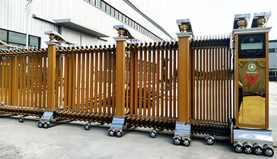 客戶見證實力廠家華捷盛智能電動伸縮門