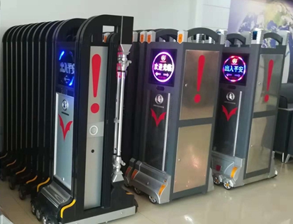 華捷盛電動(dòng)伸縮門(mén)顯示屏效果圖
