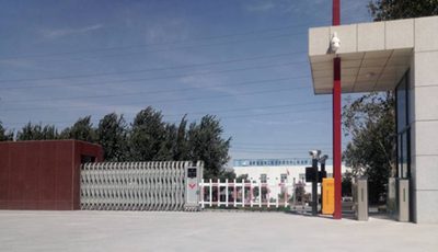 華捷盛電動伸縮門應用于鄭州天一光電科技