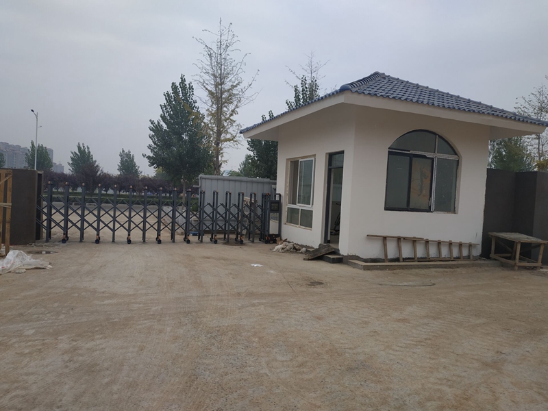 華捷盛電動伸縮門應用于安陽北大附小