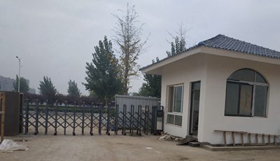 華捷盛電動伸縮門應用于安陽北大附小