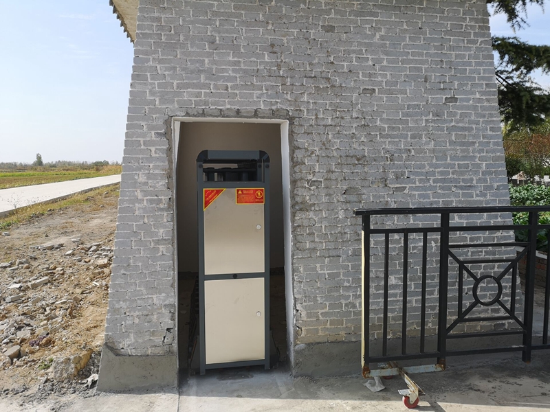 華捷盛電動伸縮門應用于登封市君邵鄉