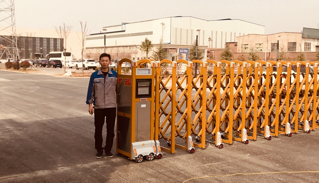 電動伸縮門-鞏義市公安局車管所