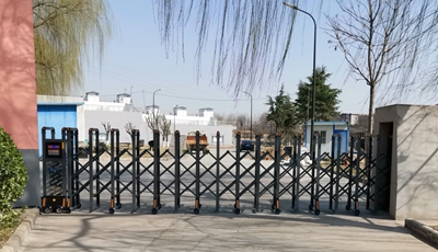 電動伸縮門-洛新污水處理廠