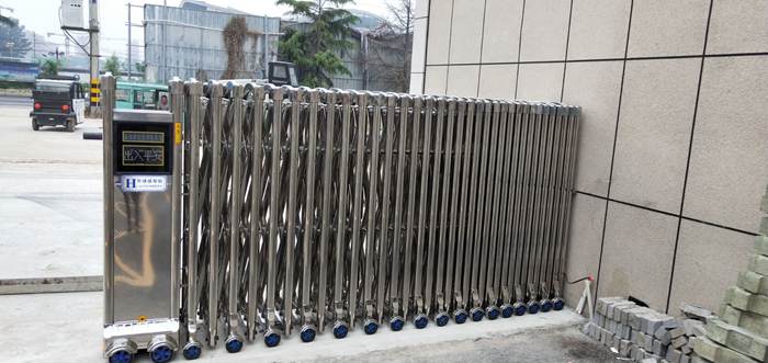 電動伸縮門應用于河南六建