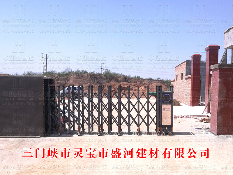 盛河建材三門峽靈寶市-電動伸縮門