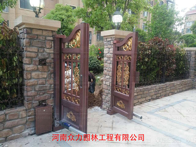 河南眾力園林工程有限公司-鐵藝大門