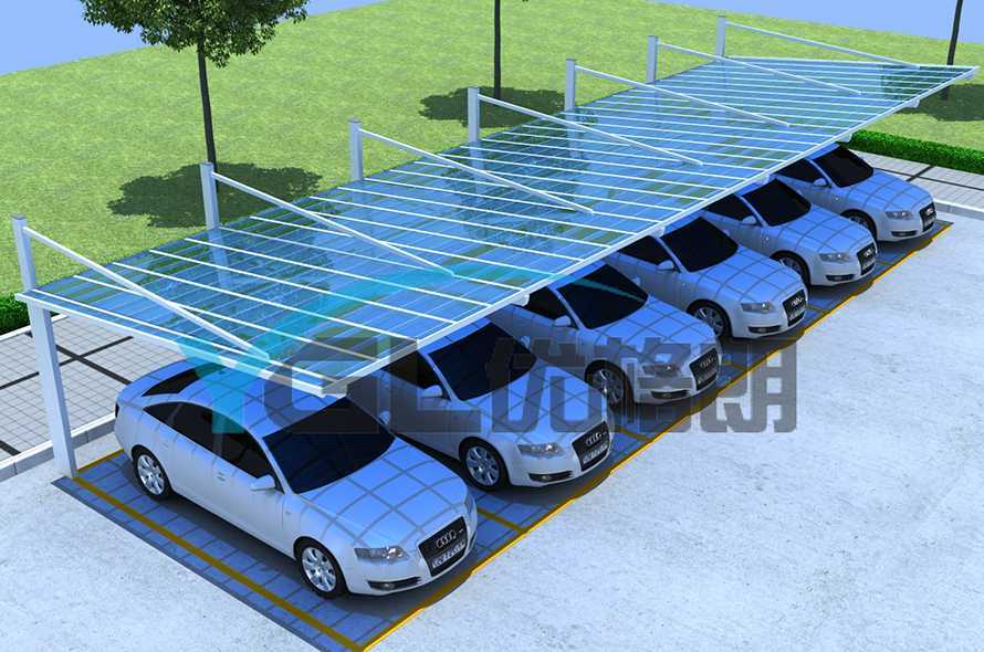 后拉式汽車棚