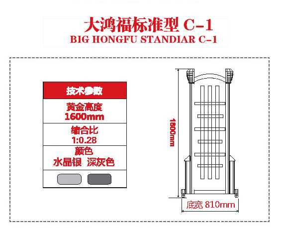 盛系列大鴻福標準型C-1電動伸縮門解決方案