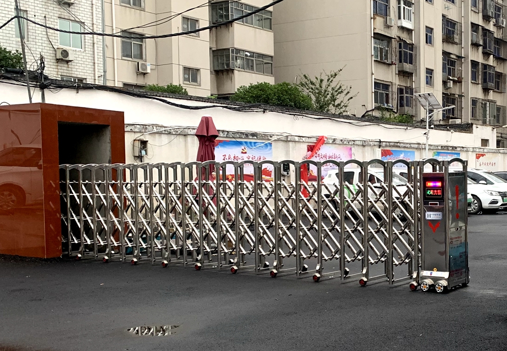 電動伸縮門_中鐵十一局集團鄭州五號線